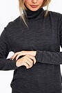 Merino-bamboo blend sweatshirt 4 | GREY/MELANGE | Audimas