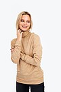 Merino-bamboo blend sweatshirt 1 | BROWN | Audimas