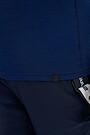 Merino wool blend half-zip jumper 4 | BLUE | Audimas