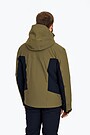 Ski jacket with THERMORE thermal insulation 2 | GREEN/ KHAKI / LIME GREEN | Audimas