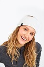 Knitted merino wool headband with cashmere 1 | WHITE | Audimas