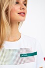 Cotton tee with print 2 | WHITE | Audimas