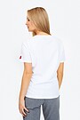 Cotton tee with print 3 | WHITE | Audimas