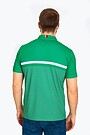 Functional polo tee with print 2 | GREEN/ KHAKI / LIME GREEN | Audimas