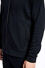 Cotton zip-through jacket 4 | BLACK | Audimas