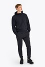 Stretch zip-through hoodie 5 | BLACK | Audimas