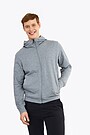 Stretch zip-through hoodie 1 | GREY/MELANGE | Audimas