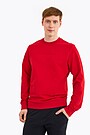 Organic cotton crewneck sweatshirt 1 | RAUDONA | Audimas