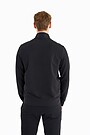 Organic french terry zip through sweatshirt 2 | BLACK | Audimas