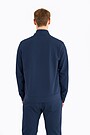 Organic french terry zip through sweatshirt 2 | BLUE | Audimas