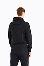 Organic french terry zip through hoodie 2 | BLACK | Audimas