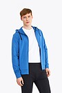 Organic french terry zip through hoodie 4 | BLUE | Audimas