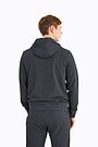 Organic french terry zip through hoodie 2 | GREY/MELANGE | Audimas