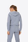 Organic cotton full zip hoodie 2 | GREY | Audimas
