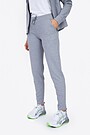 Organic cotton fitted sweatpants 2 | GREY | Audimas