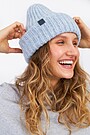 Knitted hat with merino wool 1 | BLUE FOG | Audimas