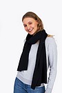 Knitted merino wool scarf 1 | BLACK | Audimas