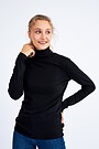 Long sleeve roll-neck top 1 | BLACK | Audimas