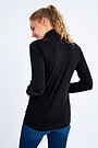 Long sleeve roll-neck top 2 | BLACK | Audimas