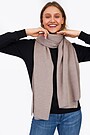 Knitted merino wool scarf 2 | BEIGE | Audimas