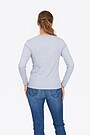 Organic cotton long sleeve top 2 | GREY | Audimas