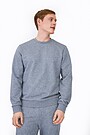 Organic cotton crewneck sweatshirt 1 | GREY | Audimas