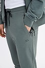 Fitted sweatpants 5 | GREEN/ KHAKI / LIME GREEN | Audimas