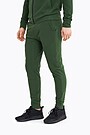 Organic french terry slim fit sweatpants 2 | GREEN | Audimas