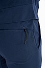 Organic french terry slim fit sweatpants 5 | BLUE | Audimas