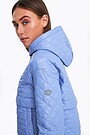 Short oversized quilted jacket 3 | PURPLE | Audimas