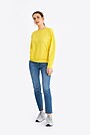 Oversized modal crewneck sweatshirt 4 | YELLOW | Audimas