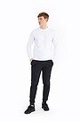 Organic cotton long sleeve t-shirt 4 | WHITE | Audimas