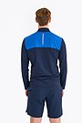 Long sleeve half-zip training top 3 | BLUE | Audimas