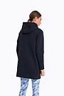 Long zip through hoodie 2 | BLACK | Audimas