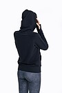 Modal zip through hoodie 2 | BLACK | Audimas