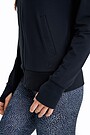 Modal zip through hoodie 4 | BLACK | Audimas