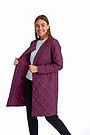 Long Thermore insulated quilted coat 2 | PURPLE | Audimas