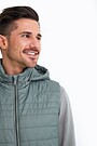 Thermore insulated padded vest 3 | GREEN/ KHAKI / LIME GREEN | Audimas