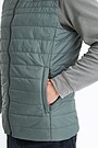 Thermore insulated padded vest 4 | GREEN/ KHAKI / LIME GREEN | Audimas