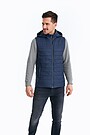 Thermore insulated padded vest 2 | BLUE | Audimas