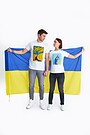 Stand with Ukraine – short sleeve T-shirt 4 | WHITE P02 | Audimas