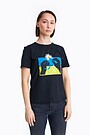 Stand with Ukraine – short sleeve T-shirt 1 | BLACK | Audimas