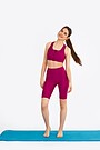 Zip up sports bra 4 | PURPLE | Audimas