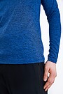 Training antibacterial long sleeve t-shirt 4 | BLUE | Audimas