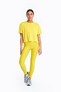 Oversized cropped t-shirt 4 | YELLOW | Audimas