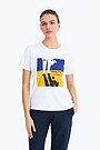 Stand with Ukraine – short sleeve T-shirt 1 | WHITE | Audimas