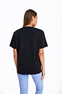 Oversized boyfriend t-shirt 2 | BLACK | Audimas