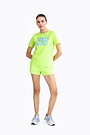 Organic cotton printed t-shirt 4 | GREEN/ KHAKI / LIME GREEN | Audimas