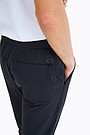 Organic french terry slim fit sweatpants 5 | BLACK | Audimas