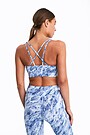 Light support printed sports bra 3 | BLUE | Audimas